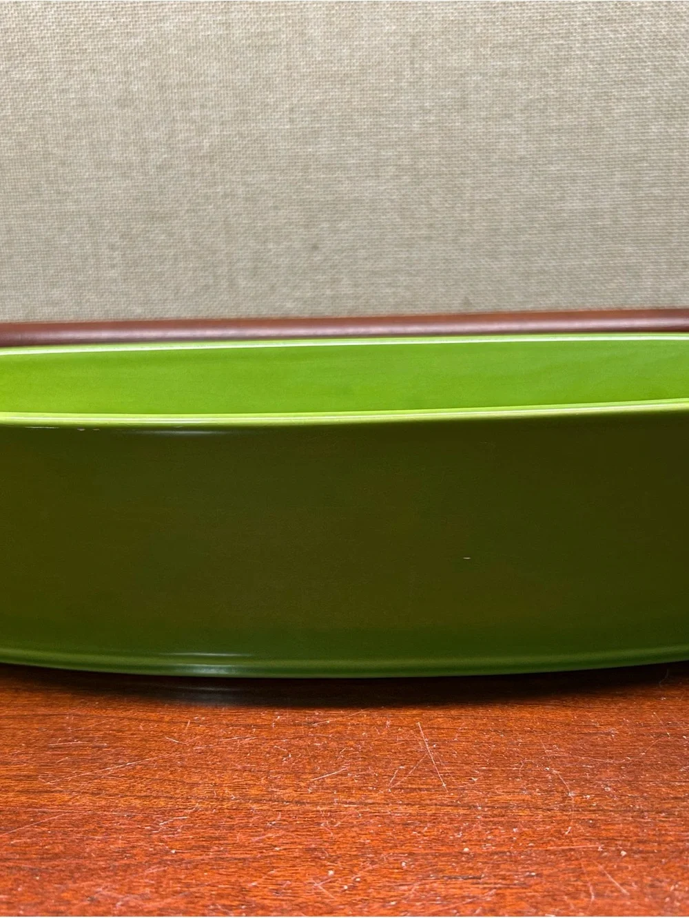 Southern Living At Home Lime Green Oval Ceramic Serving Bowl